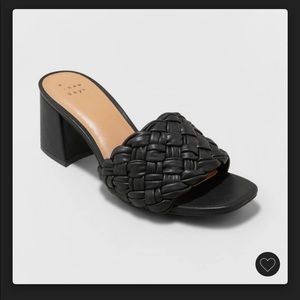 Black Mules size 7